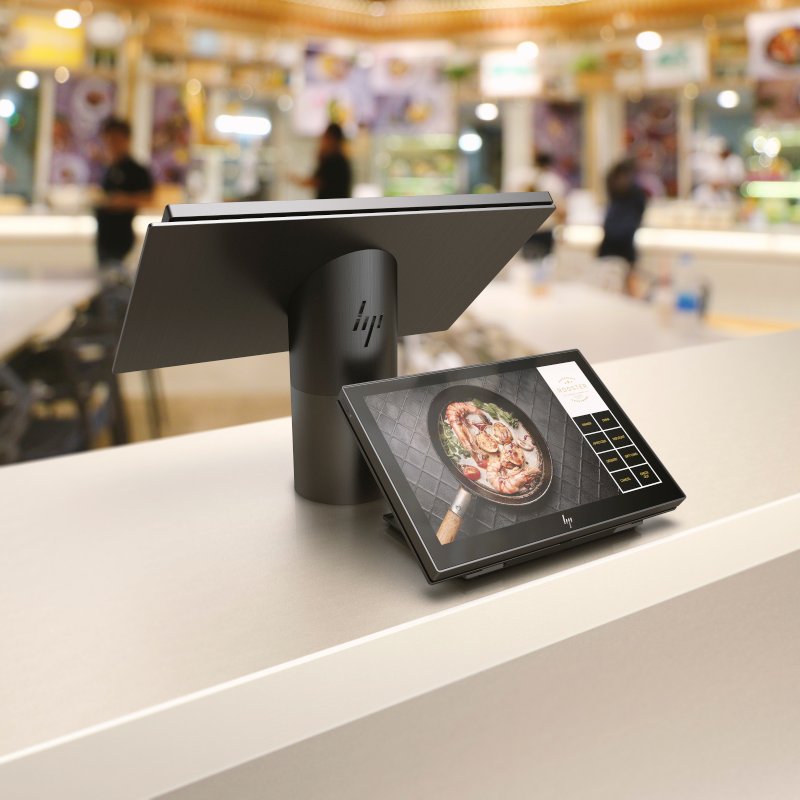 Frituurkassa met klantdisplay