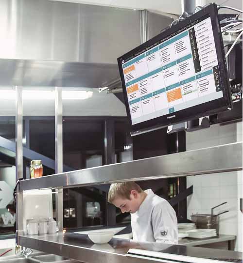 Horeca keuken met terminal